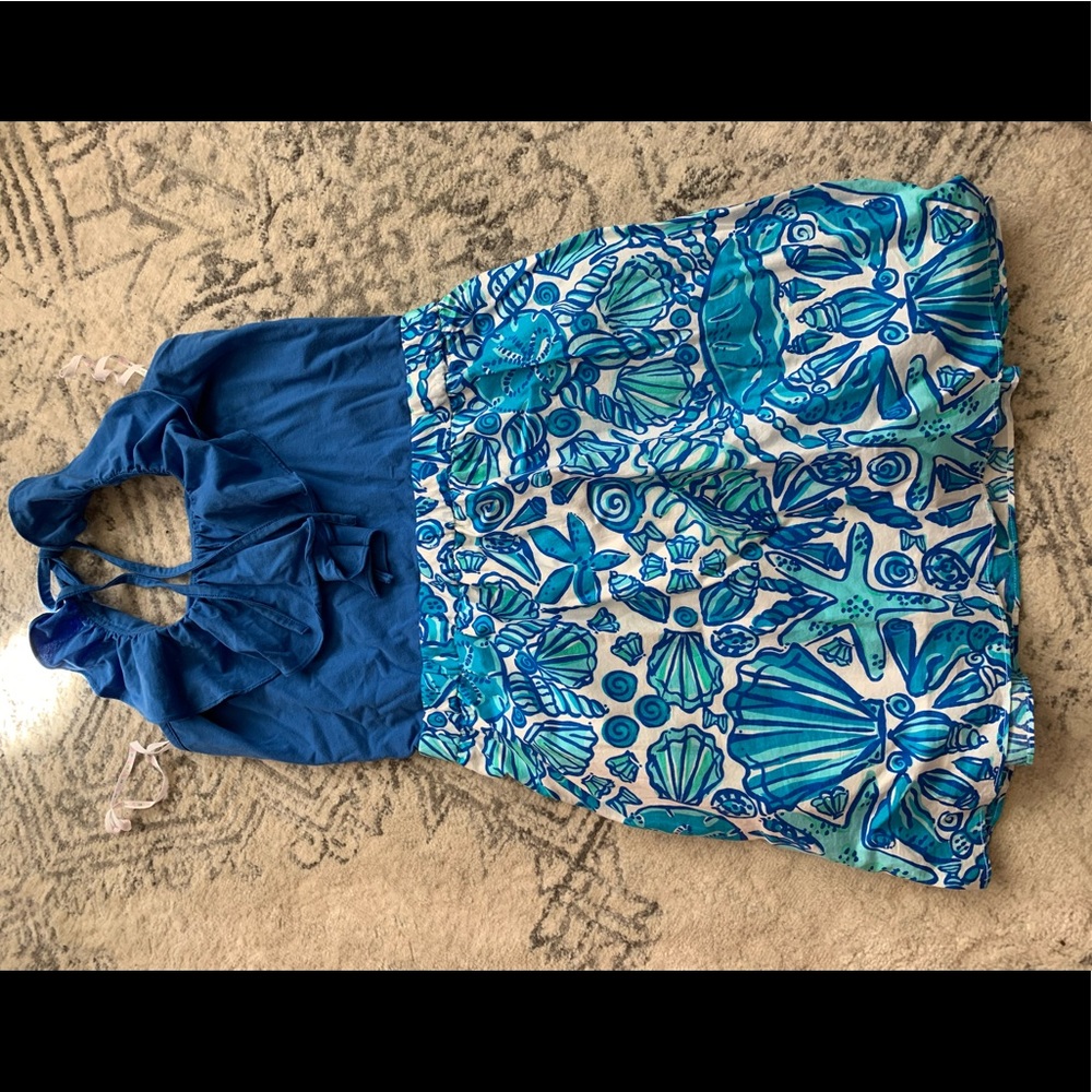 Lilly pulitzer size large halter dress